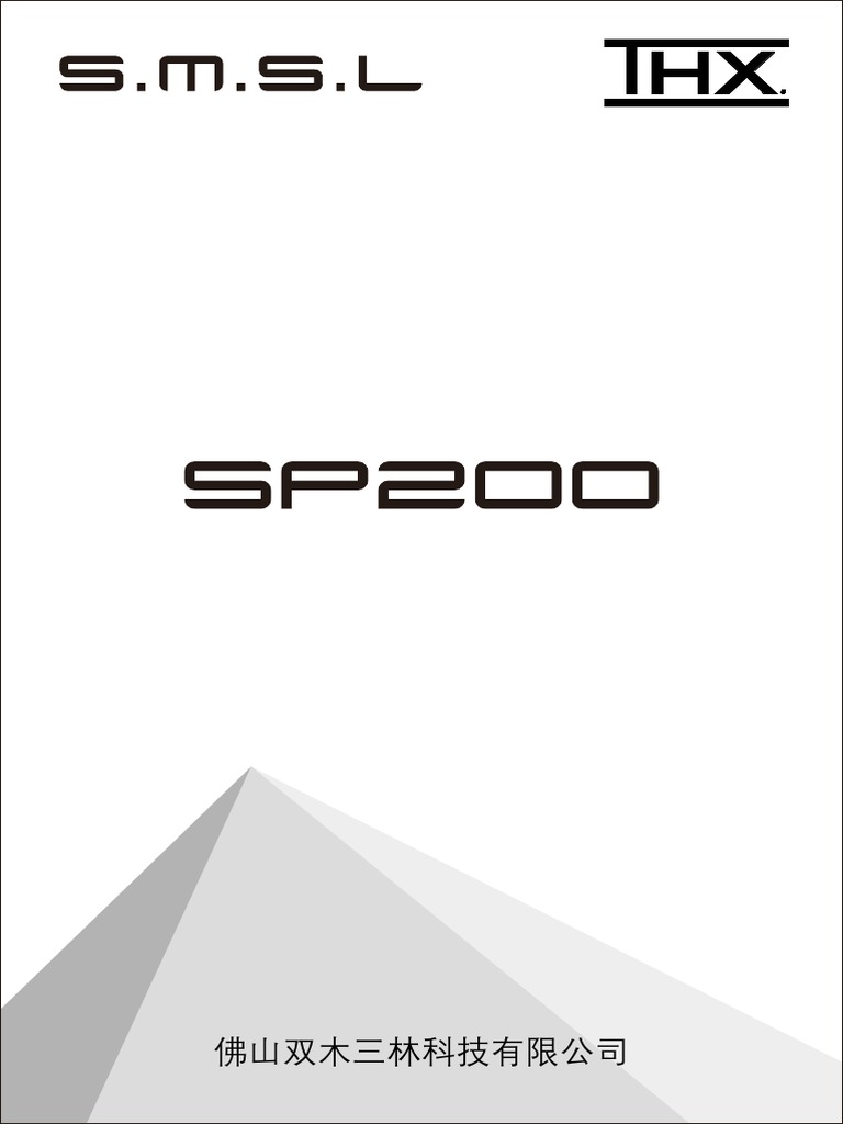 SP200 Manual | PDF