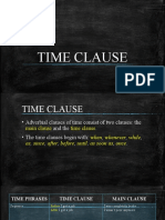 Time Relative Clause