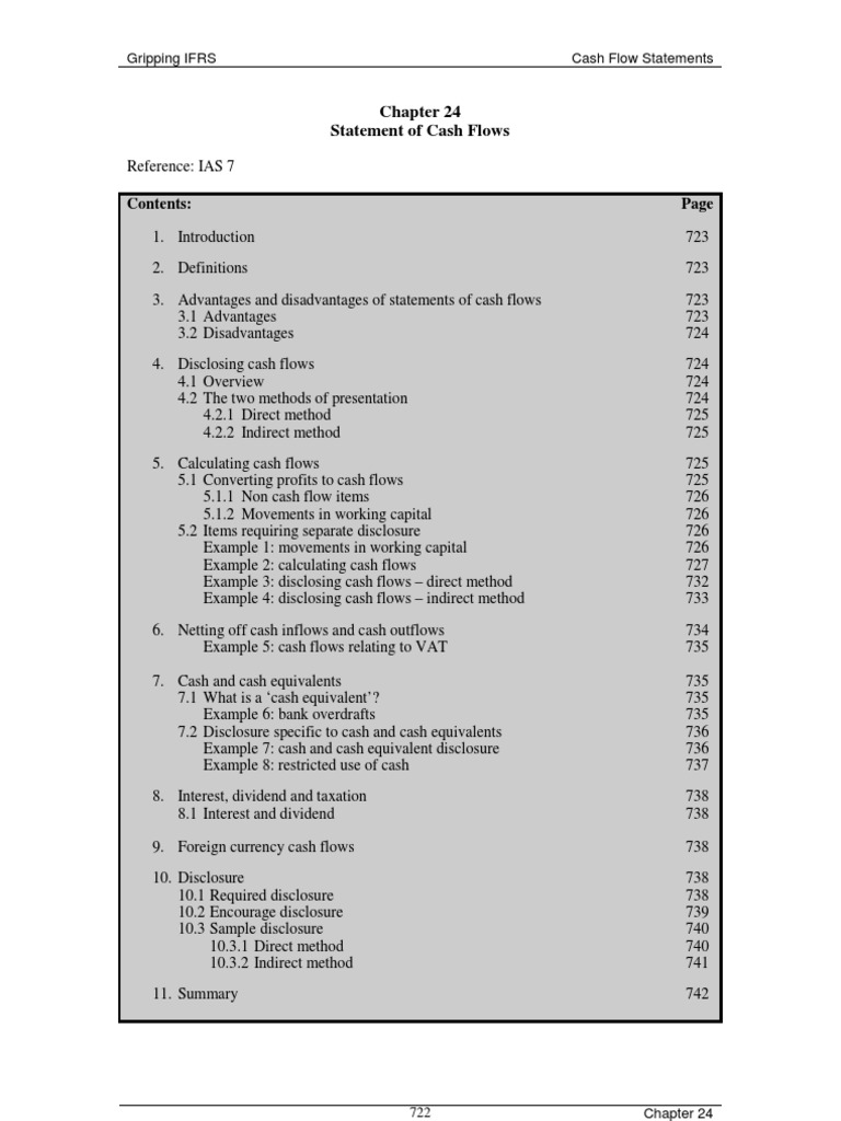 Cash Flow Statements: IAS 7 Overview | PDF | Cash Flow Statement | Dividend