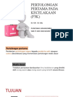 Pertolongan Pertama Pada Kecelakaan (P3K)