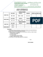 Jadwal PIP Kamis