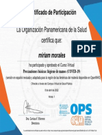 Precauciones Básicas Higiene de Manos (COVID 19) - Certificado Del Curso 1994414