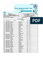 ENAT Class Grade 9 PreTest SILVER