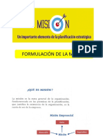 Formulacion de La Mision Empresarial