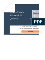 HubSpot - 50 Social Media Software RFP Questions
