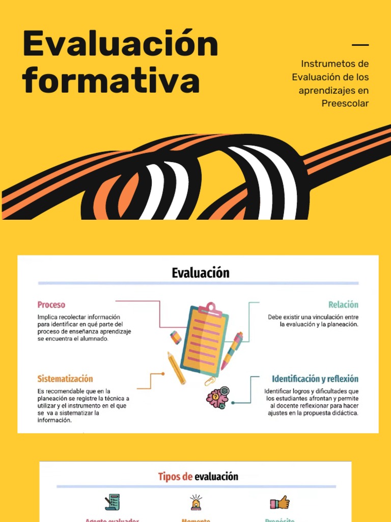 Evaluación Formativa en Preescolar | PDF