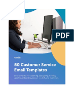 50 Customer Service Email Templates