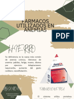 Farmacos Utilizados en Anemias