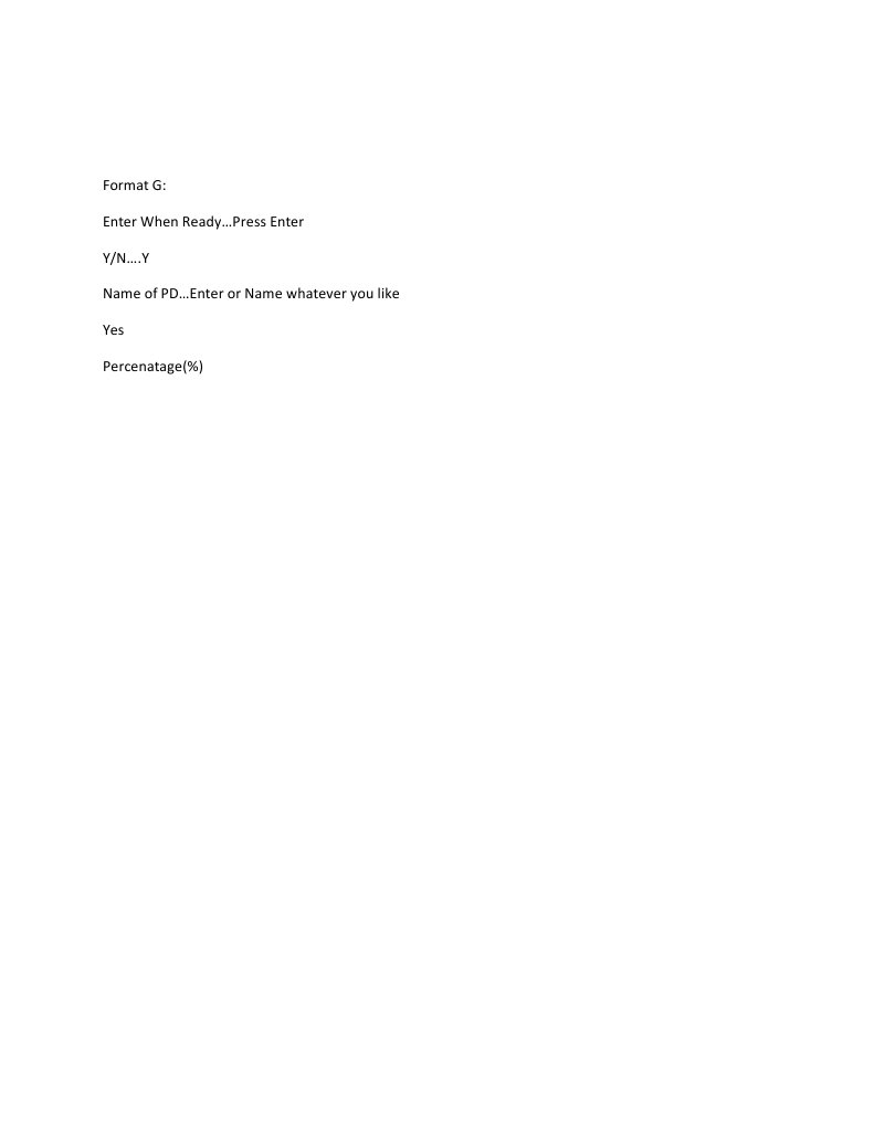 Format PD Instructions | PDF