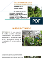 Cuidado y Concervacion de Las Plantas Mediante El Jardin Botanico