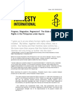 Progress, Stagnation, Regression? The State of Human Rights in The Philippines Under Aquino