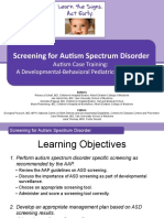 Screening for Autism