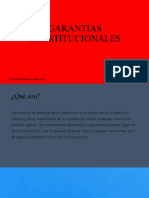 Garantías Constitucionales