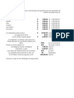 Ejercicio 7 Planeación Agregada