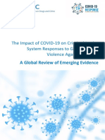 Los Impacto Del COVID 19 en La Justicia Penal Respuestas Del Sistema Al Género A La Violencia Contra Las Mujeres