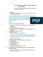 Esquema de Proyecto Nivel de Perfil