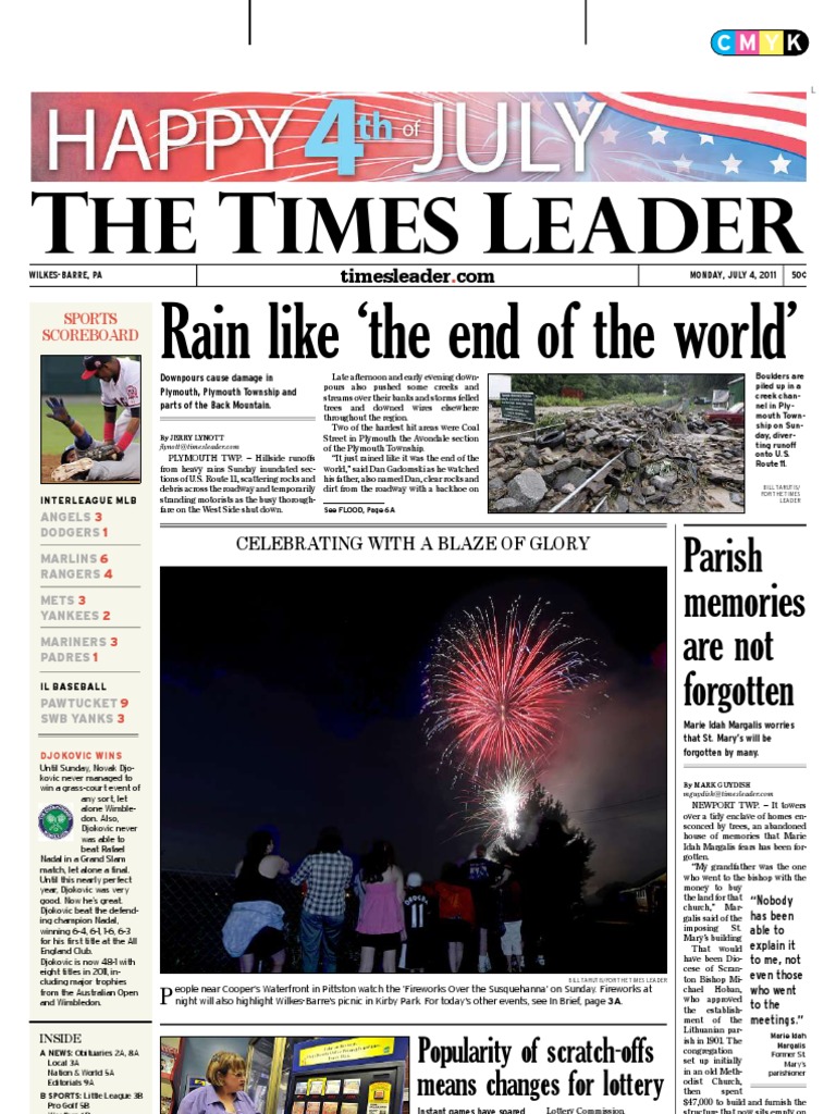 Times Leader 07-04-2011 PDF Powerball Afghanistan