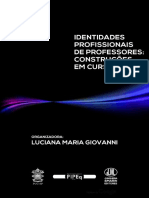 Identidades Profissionais Professores Construcoes Curso