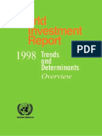 World Investment Report 1998: Trends and Determinants Overview