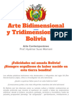 Arte Bidimensional y Tridimensional en Bolivia