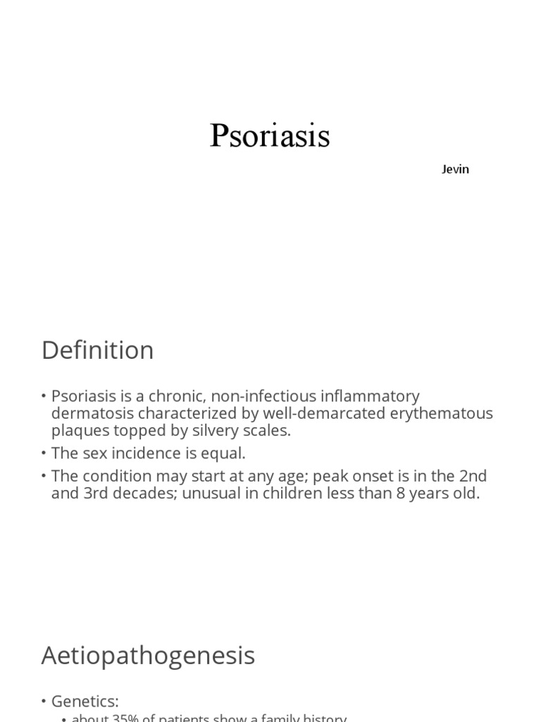 Psoriasis PDF Psoriasis Epidemiology