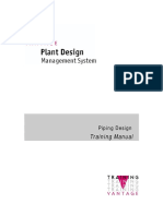 Piping Design Training Manual Contents