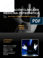 Integración Clinica Osteopatia