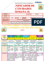 Planificador de Actividades Semana 10