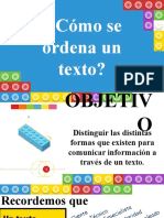 Orden de Texto