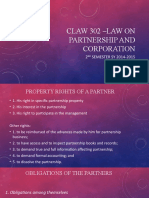 Claw 302 - Law On Partnership and Corporation2