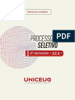 Manual do Candidato: Processo Seletivo UNICEUG 2022