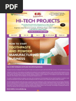 Hi-Tech Magazine May 2022 - How To Start Manufacturing Industry - Project Consultancy Services