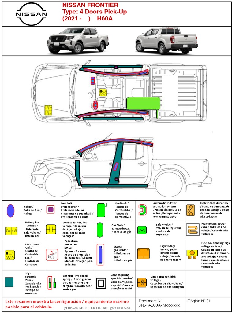 NISSAN FRONTIER OWNERS MANUAL 2022 visual data 8