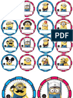 Gafetes Minions ME