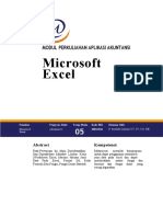APLIKASI AKUNTANSI Microsoft Excel