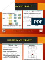 Lithology and Porosity Arnel M. Molina Instructor 09 Nov 2021