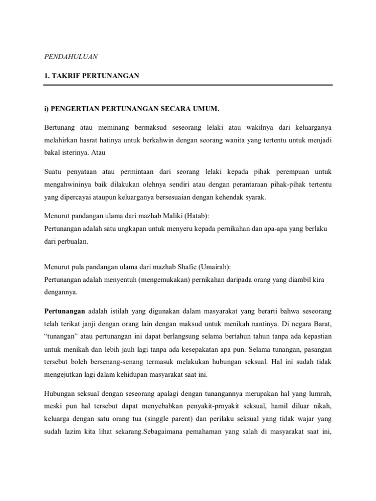 Pertunangan Pdf