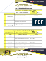 JUNTA DIRECTIVA DE PADRES Y ESTUDIANTES 1ro F.