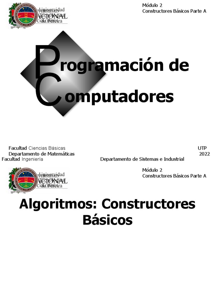 Modulo 2 Pdf Variable Informática Cadena Informática