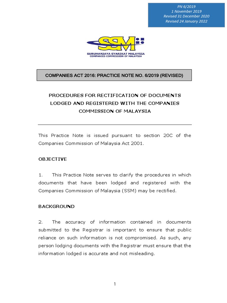 Procedures for Document Rectification SSM | PDF | Rectifier | Justice
