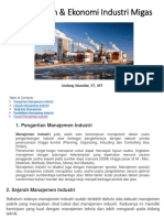 Manajemen & Ekonomi Industri Migas: Andang Iskandar, ST., MT