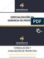 2.0 Aspectos Generales de Los Proyectos Uniminuto