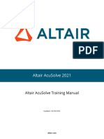 AltairAcuSolve 2021 TrainingManual