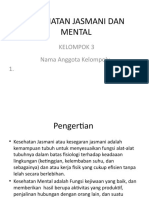 Kesehatan Jasmani Dan Mental