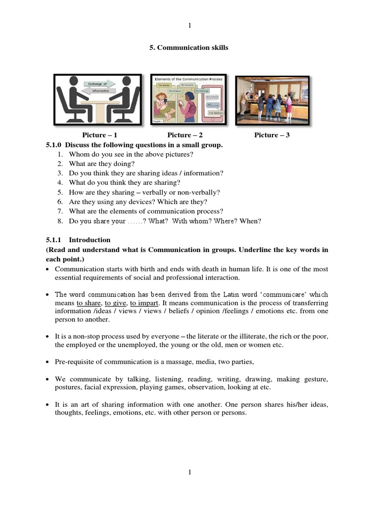 Eng - M - 22 Communication (1) - 1 | PDF | Communication | Body Language