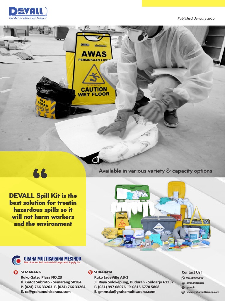 Devall Spill Kit V3 | PDF | Consumer Goods | Personal Protective Equipment