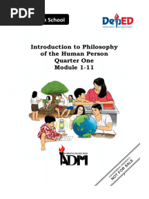 Grade 12 Introduction To Philosophy of The Human Person PDF