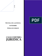 Líneas de Debate Escuela de La Justicia