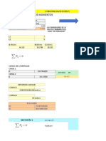 DISEÑO DE ARMADURA Calculo Momentos