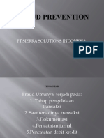 Presentasi Dagangan Terkait Fraud